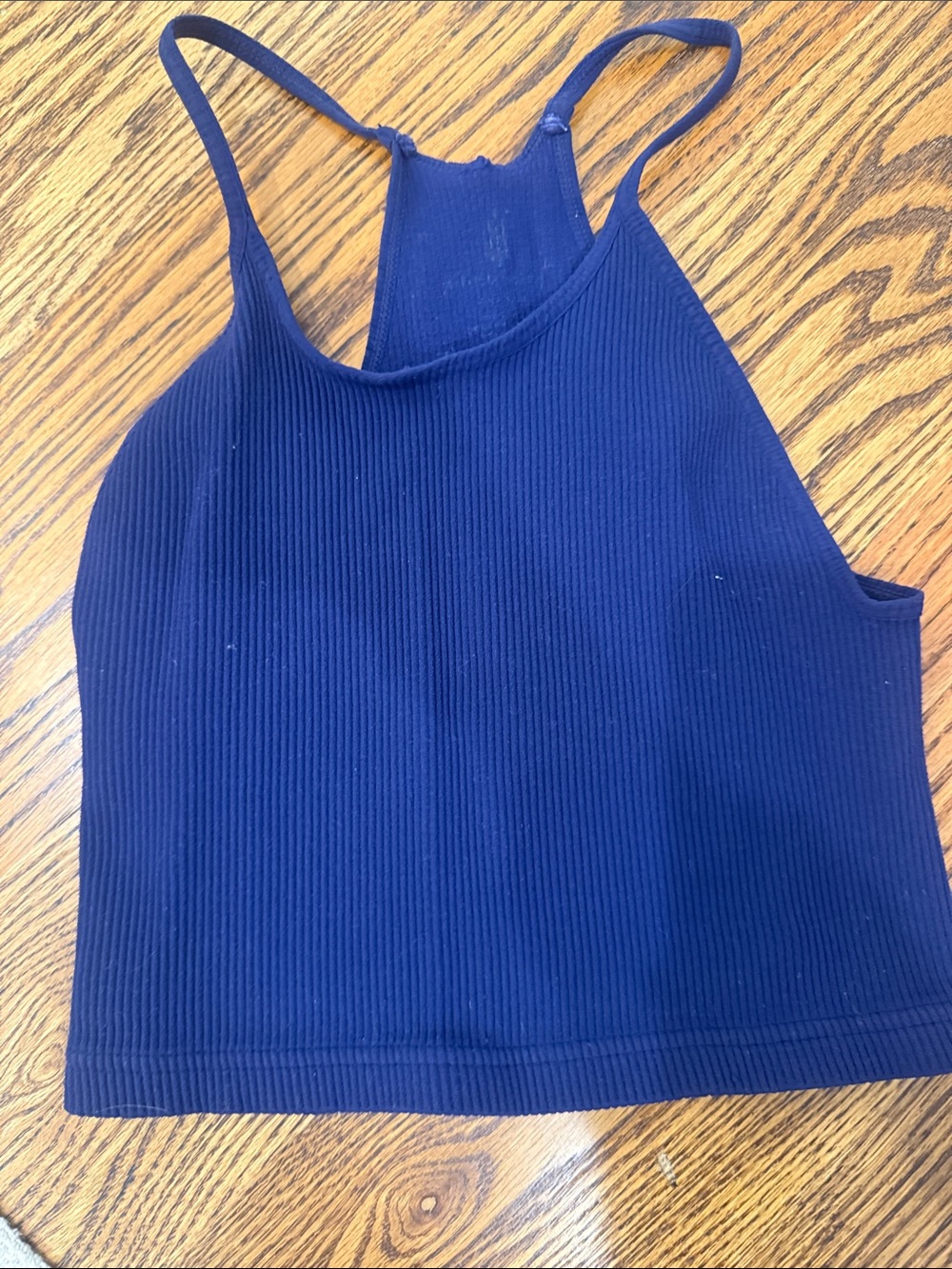 Free People Stretchy High Neck Top Navy
XS/S
